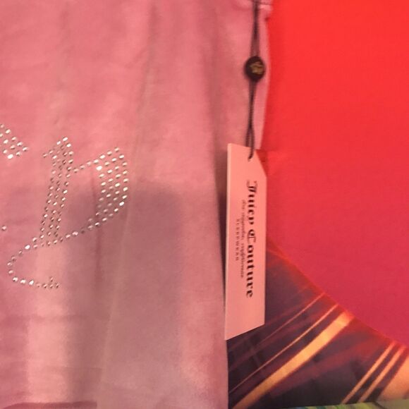 JUICY COUTURE Sleepwear Velour Shorts Style JC1751 2 Pair Size Large Free Ship - Picture 3 of 5